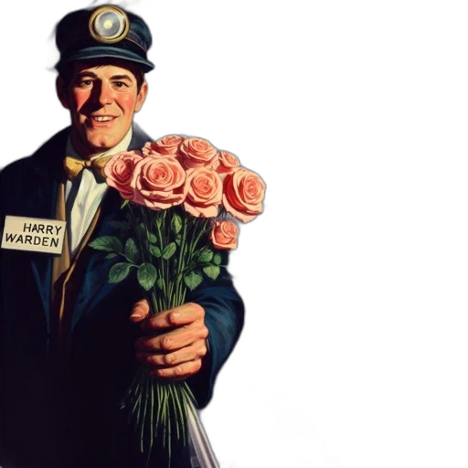 jacket, cheerful, man, miner transparent PNG cut-out