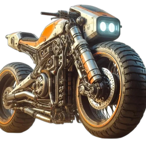 weapon, robot, car, animal transparent PNG cut-out
