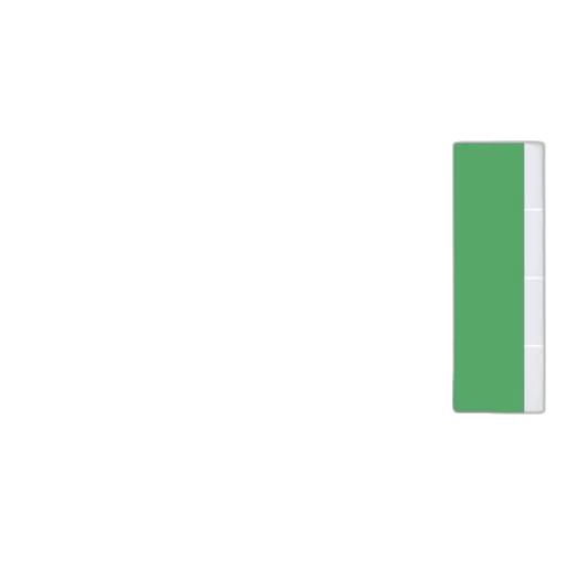 staff, pixel art, green, earth tones transparent PNG cut-out