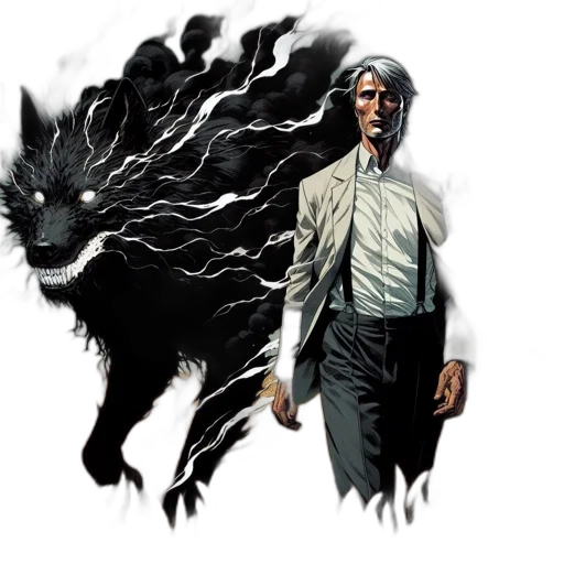 animal, creature, concept art, comic book art transparent PNG cut-out