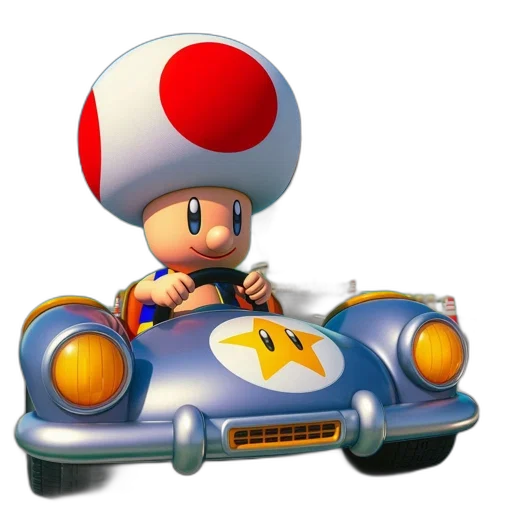 car, hat, 3d render, concept art transparent PNG cut-out