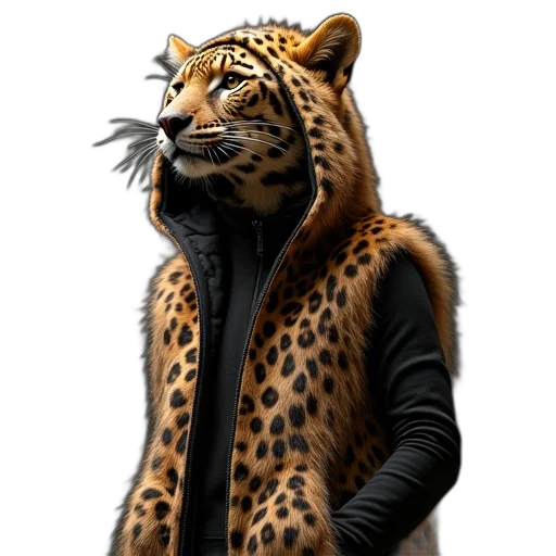 jacket, animal, staff, creature transparent PNG cut-out