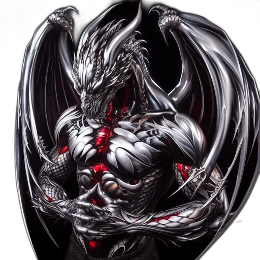 dragon, mask, creature, weapon transparent PNG cut-out