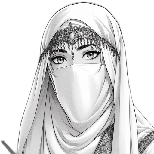 mask, face, pencil sketch, concept art transparent PNG cut-out