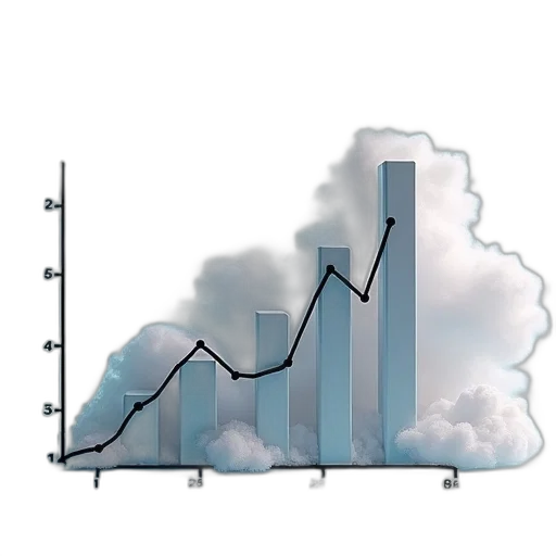 graph, line, percentage, bar transparent PNG cut-out
