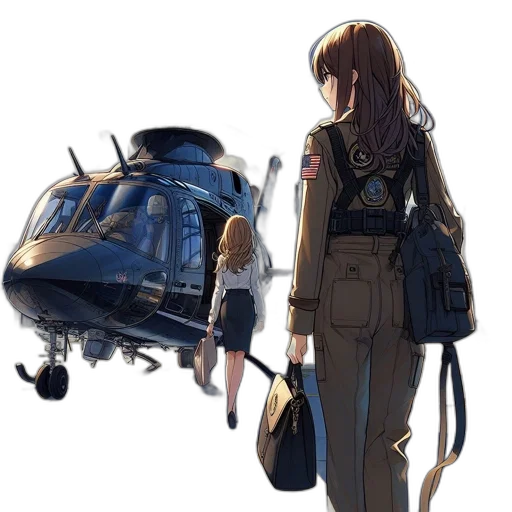 weapon, jacket, robot, car transparent PNG cut-out