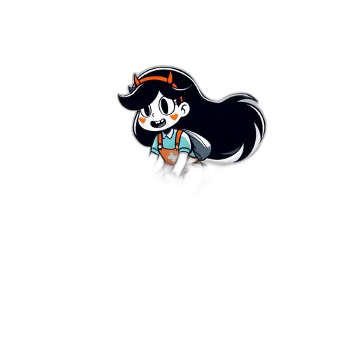 staff, hair, creature, weapon transparent PNG cut-out