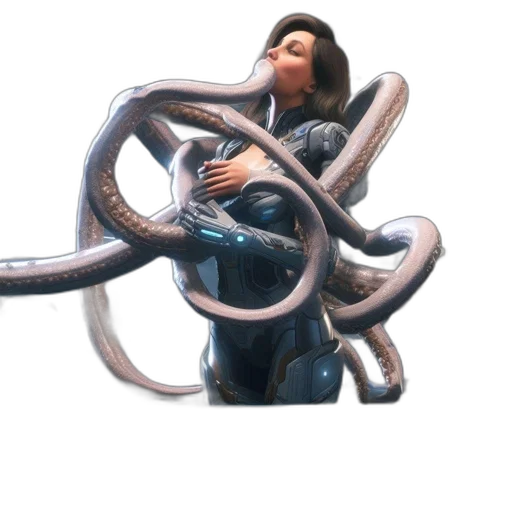 creature, animal, hair, weapon transparent PNG cut-out