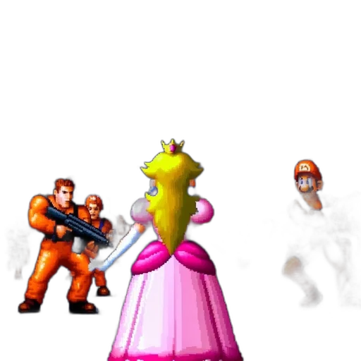 crown, dress, staff, weapon transparent PNG cut-out