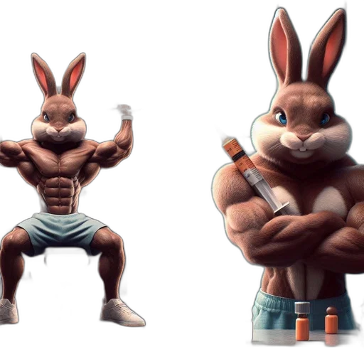 animal, concept art, 3d render, pixel art transparent PNG cut-out