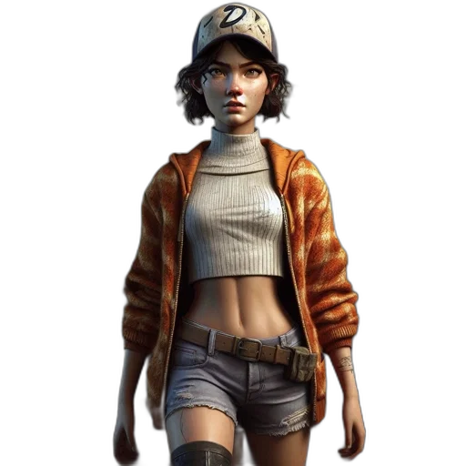 jacket, hat, concept art, pixel art transparent PNG cut-out