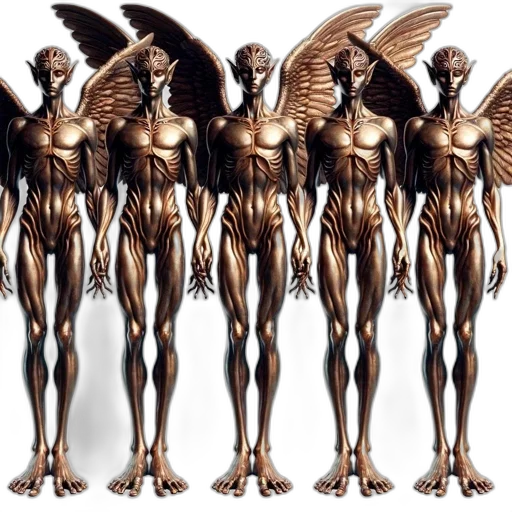 concept art, 3d render, fantasy art, golden transparent PNG cut-out