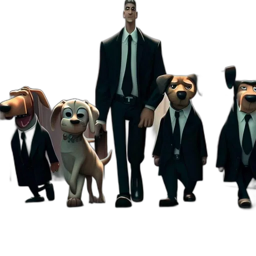 staff, animal, concept art, 3d render transparent PNG cut-out