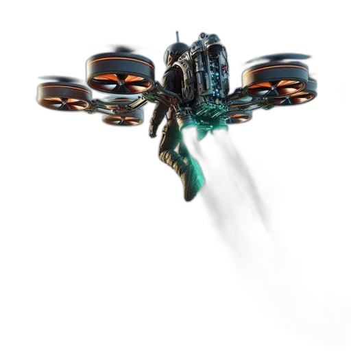 robot, weapon, dragon, creature transparent PNG cut-out