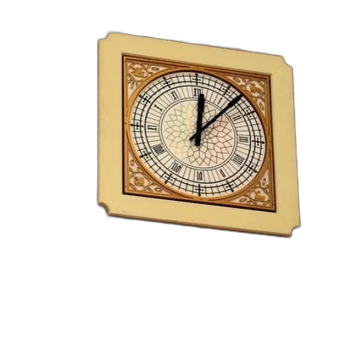 jewelry, 3d render, clock, roman transparent PNG cut-out