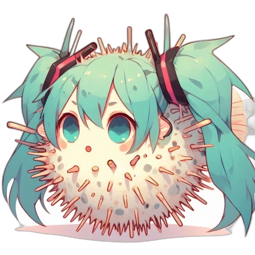 creature, mask, hair, weapon transparent PNG cut-out
