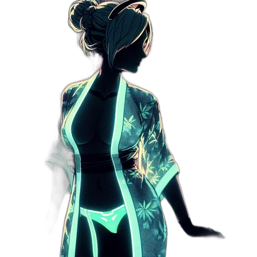 dress, staff, jacket, mask transparent PNG cut-out