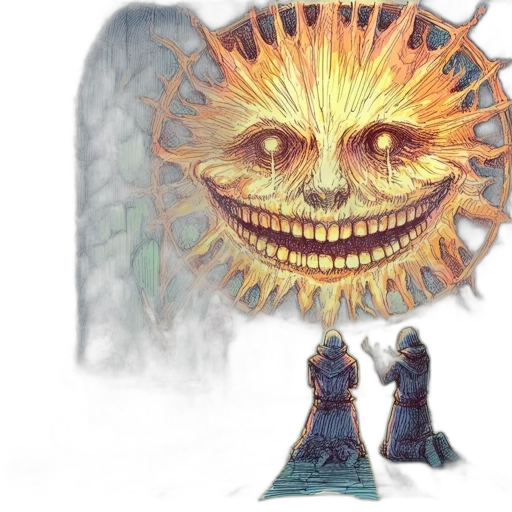 mask, concept art, fantasy art, watercolor transparent PNG cut-out