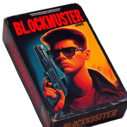 cyberpunk, concept art, vhs, box transparent PNG cut-out