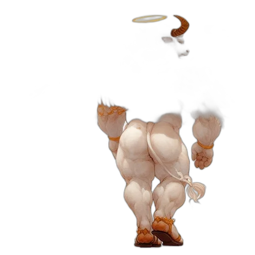 creature, animal, hair, weapon transparent PNG cut-out