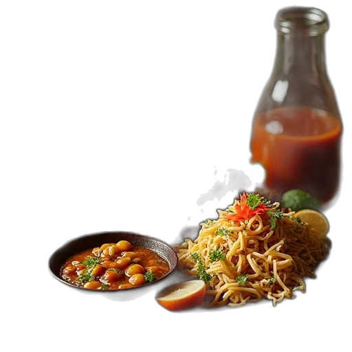 food, photorealistic, 3d render, indian transparent PNG cut-out