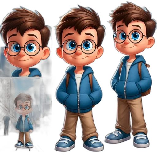 concept art, 3d render, cartoon, comic book art transparent PNG cut-out