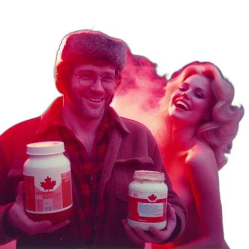 bottle, jacket, vaporwave, fire transparent PNG cut-out