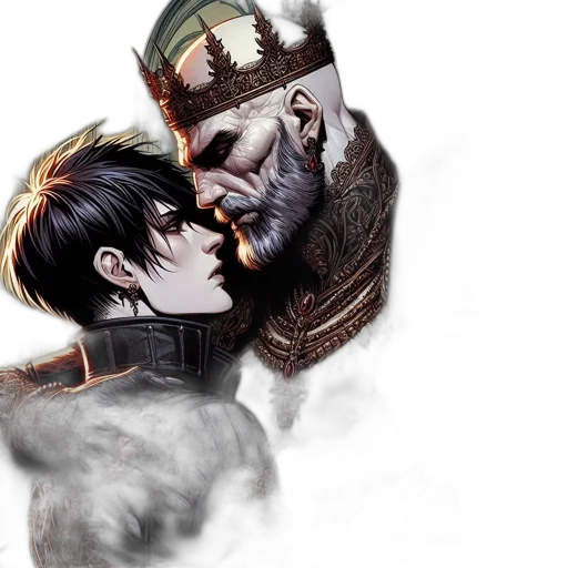mask, comic book art, concept art, fantasy art transparent PNG cut-out