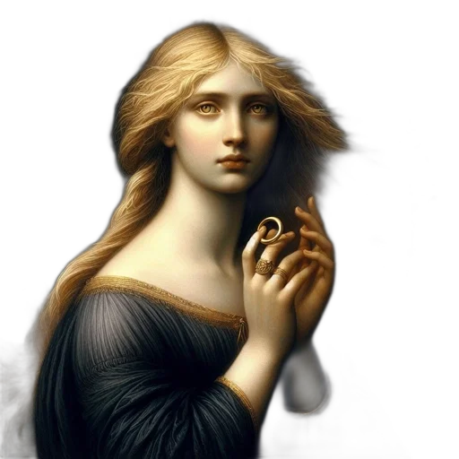 jewelry, hair, dress, face transparent PNG cut-out