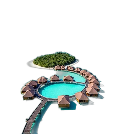 building, jewelry, 3d render, concept art transparent PNG cut-out