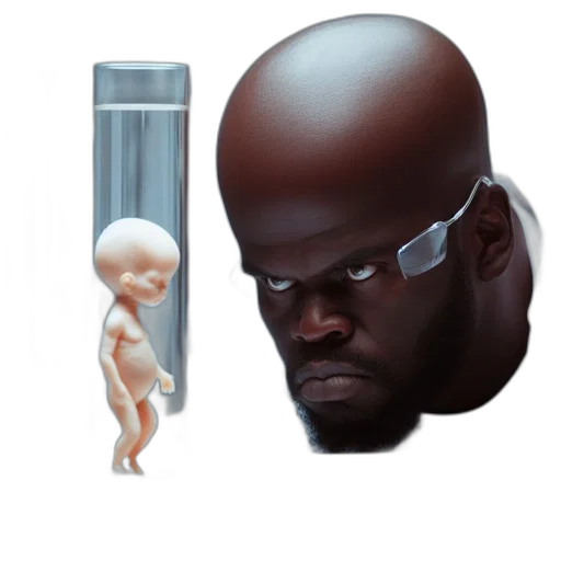 face, hair, creature, robot transparent PNG cut-out