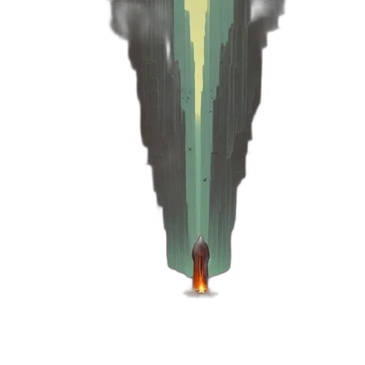 sword, umbrella, staff, creature transparent PNG cut-out