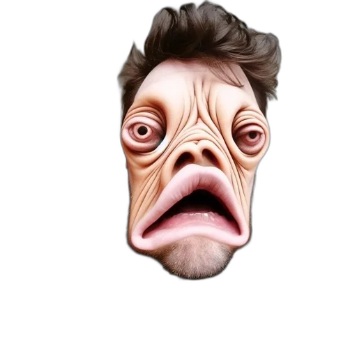 face, mask, creature, animal transparent PNG cut-out