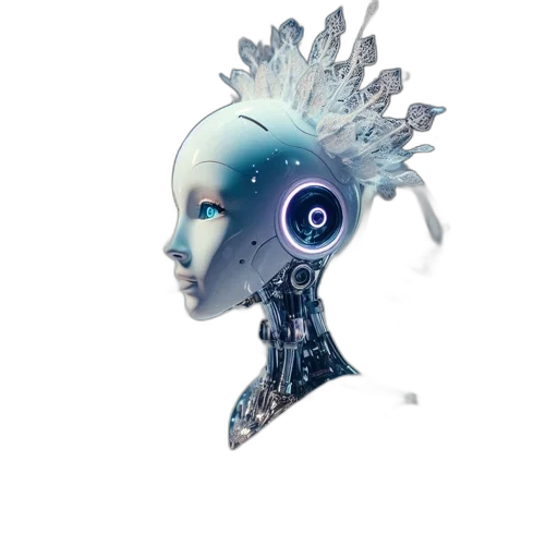 robot, mask, face, creature transparent PNG cut-out