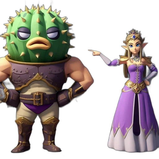 crown, mask, concept art, 3d render transparent PNG cut-out