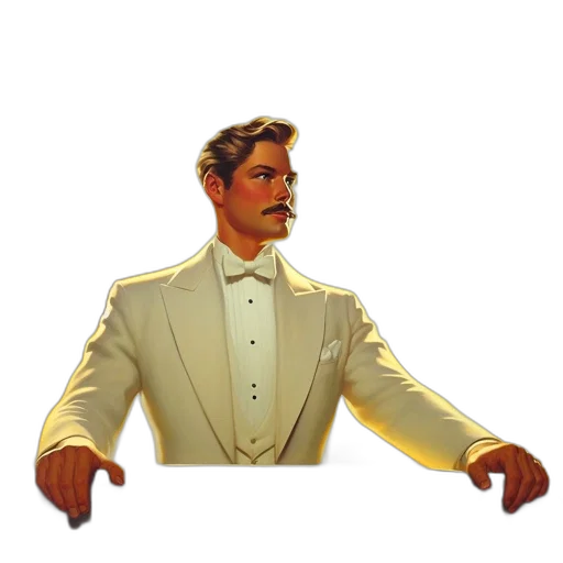 staff, jacket, face, pixel art transparent PNG cut-out