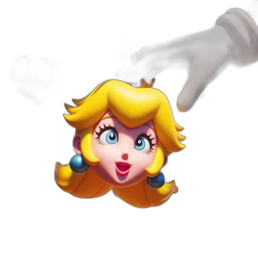 weapon, staff, hair, crown transparent PNG cut-out