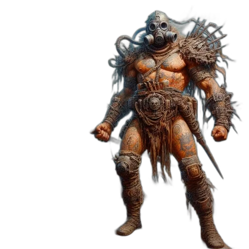 creature, concept art, fantasy art, 3d render transparent PNG cut-out