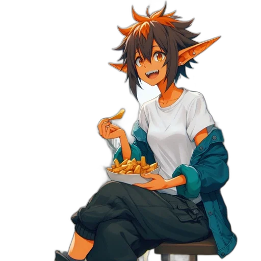 food, jacket, dragon, anime transparent PNG cut-out