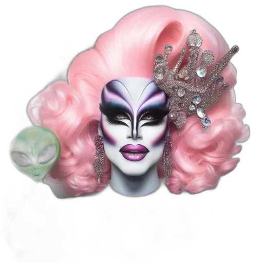 crown, hair, creature, hat transparent PNG cut-out