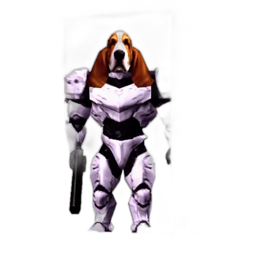 robot, animal, concept art, 3d render transparent PNG cut-out