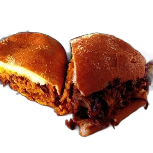 food, crown, pulled, pork transparent PNG cut-out