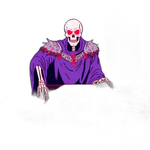 mask, creature, crown, staff transparent PNG cut-out