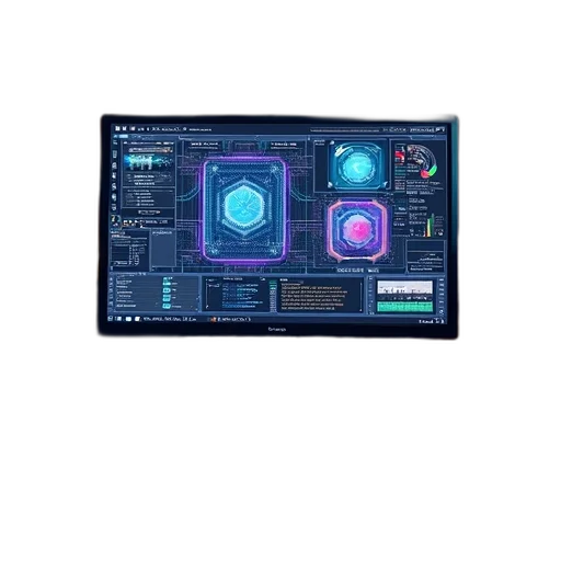 weapon, staff, jewelry, vaporwave transparent PNG cut-out