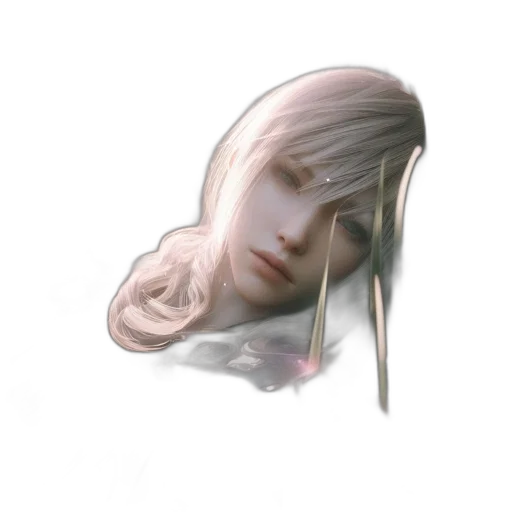 face, hair, mask, creature transparent PNG cut-out