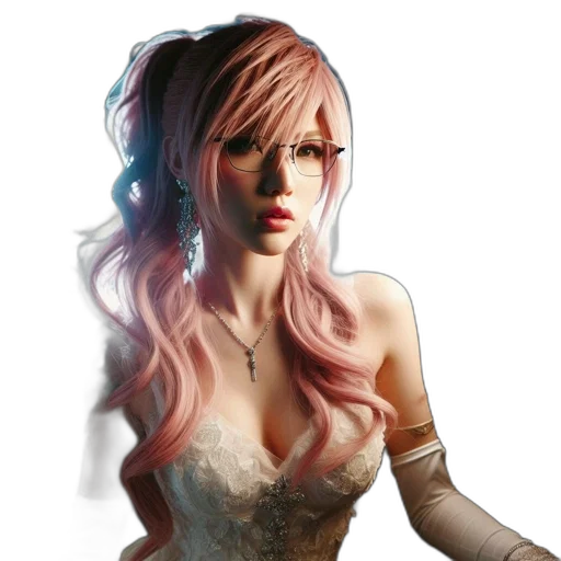dress, jewelry, fantasy art, concept art transparent PNG cut-out