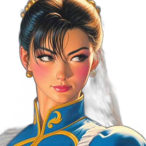 face, comic book art, fantasy art, concept art transparent PNG cut-out