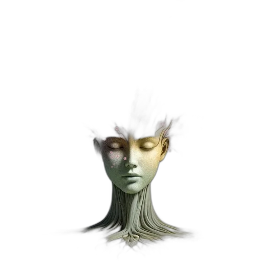 mask, face, crown, creature transparent PNG cut-out