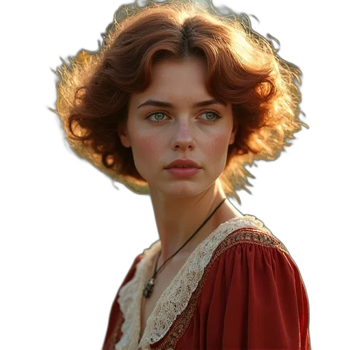 crown, face, hair, dress transparent PNG cut-out