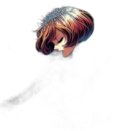 hair, crown, mask, face transparent PNG cut-out